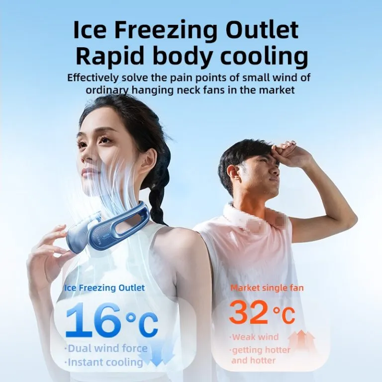 RTAKO GBF001 Ice Breeze Neck Hanging Fan